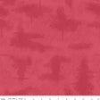 Cotton Fabric Red Shabby Tea Rose 43/44" Width