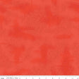 Cotton Fabric Red Shabby Paprika 43/44" by the Yard