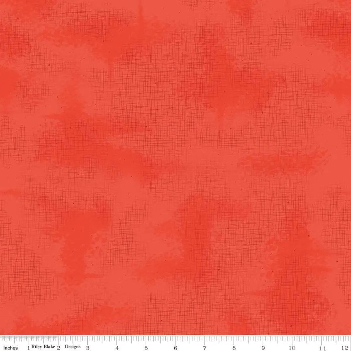 Cotton Fabric Red Shabby Paprika 43/44" by the Yard
