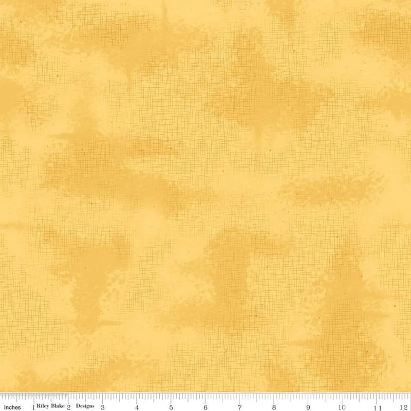 Cotton Print Yellow Shabby Maize Fabric 43/44"