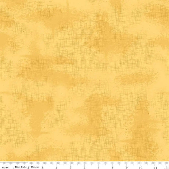 Cotton Print Yellow Shabby Maize Fabric 43/44"