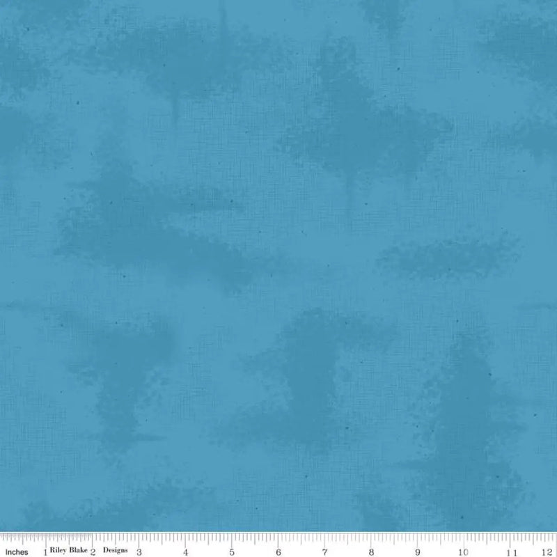 Cotton Print Blue Shabby Soldier Fabric 43/44