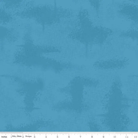 Cotton Print Blue Shabby Soldier Fabric 43/44