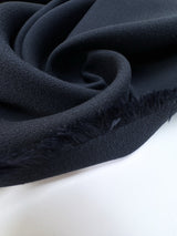 Cotton Viscose Polyamid Crepe Blue