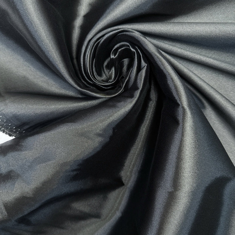 Black Twill Trench Coat Fabric