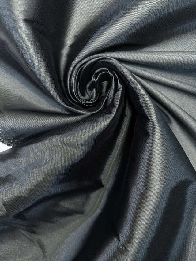 Black Twill Trench Coat Fabric