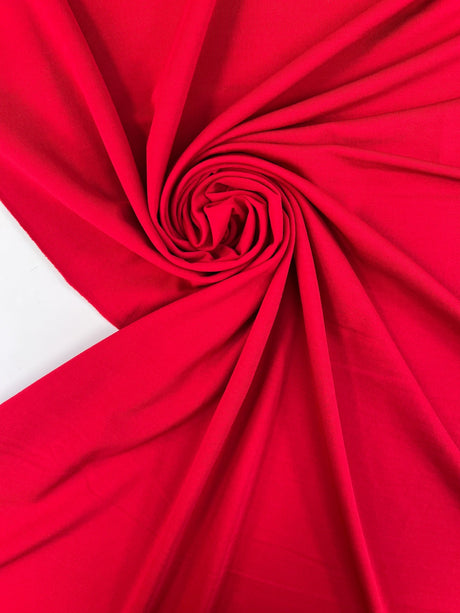 Viscose Stretch Knitted Fabric Red