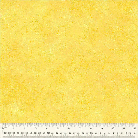 Cotton Print Yellow Noteworthy Splatter Fabric