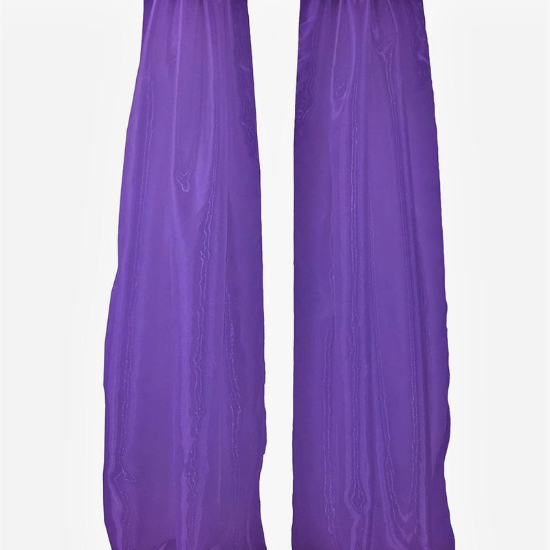 Polyester Sheer Mirror Organza Fabric - Backdrop Drape Curtain Panels, Room Divider, 4.5 Feet Wide X 9 Feet High (1 Pair)
