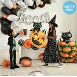 Halloween Pumpkin Stacker Foil Balloon 45 Inch