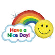 Foil Balloon Have A Nice Day Rainbow