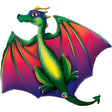 Mythical Dragon Foil Balloon 45 Inch