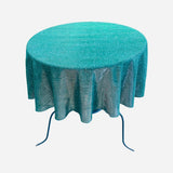 45" Round Full Covered Glitter Shimmer Tablecloth Fabric - Glitter Shimmer, 45" Round Tablecloth (1 Piece)