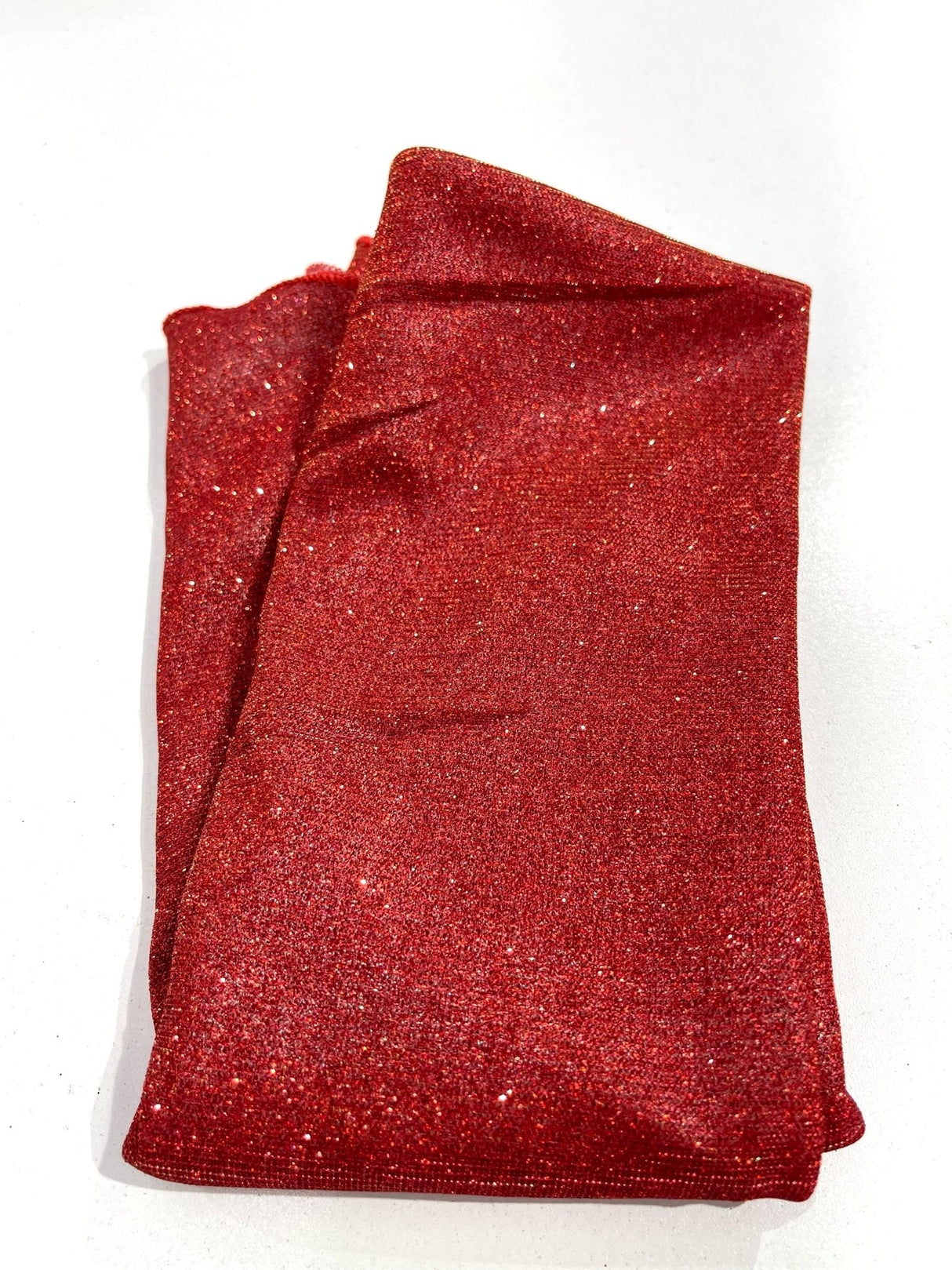 45" Round Full Covered Glitter Shimmer Tablecloth Fabric - Glitter Shimmer, 45" Round Tablecloth (1 Piece)