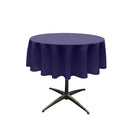 45" Round Poly Poplin Seamless Tablecloth Polyester Fabric - Round, Seamless, 45" Diameter (1 Piece)