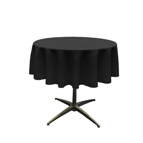 45" Round Poly Poplin Seamless Tablecloth Polyester Fabric - Round, Seamless, 45" Diameter (1 Piece)