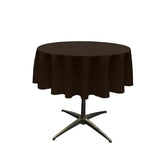 45" Round Poly Poplin Seamless Tablecloth Polyester Fabric - Round, Seamless, 45" Diameter (1 Piece)