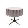 45" Round Poly Poplin Seamless Tablecloth Polyester Fabric - Round, Seamless, 45" Diameter (1 Piece)