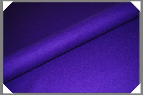 Royal Purple Wool Nylon Melton Fabric - Purple, 58/60" Width