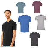 BELLA + CANVAS® - Heather CVC Raglan Short Sleeve Crewneck Tee