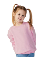 RADYAN® Toddler Fleece Crew Neck Long Sleeve Sweatshirt - 3317
