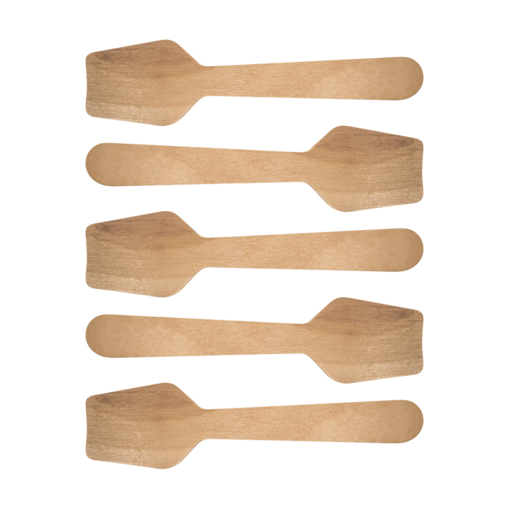 Wooden Square Taster Spoons, 3-1/2" - Pack of 100