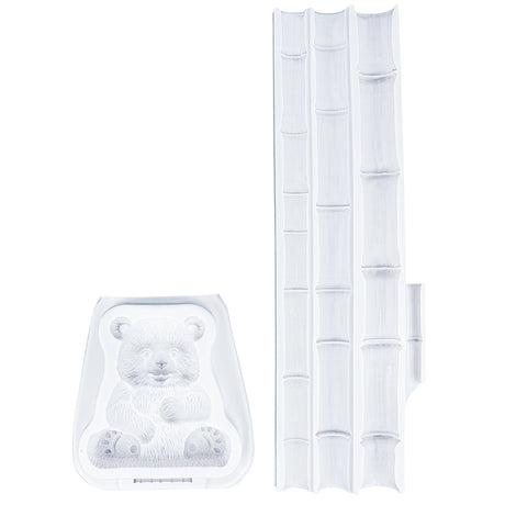 O'Creme Silicone Panda Bear with Bamboo Fondant Mold