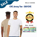 BELLA + CANVAS® CVC Crewneck Short Sleeve Jersey Tee