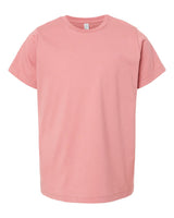 Youth Fine Jersey Crewneck Short Sleeve Tee
