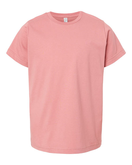 Youth Fine Jersey Crewneck Short Sleeve Tee