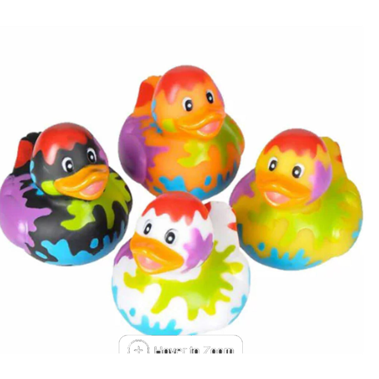 Paint Splatter Rubber Ducks