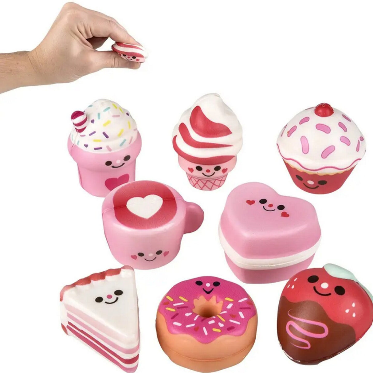 24 Count Squish Valentine Treats - 2 Inch