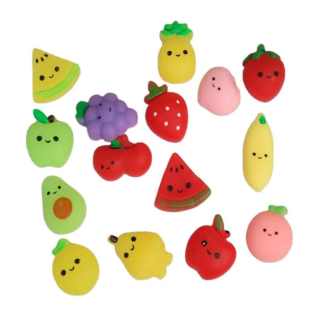Mochi Gummy Fruit Toys Compact and Portable, Fits Comfortably