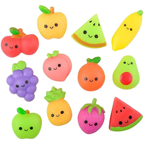 Mochi Gummy Fruit Toys Compact and Portable, Fits Comfortably