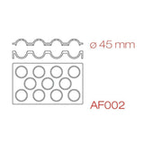Pavoni Translucent Silicone Sphere Mold Size: 45mm (1-3/4"), 11 Cavities