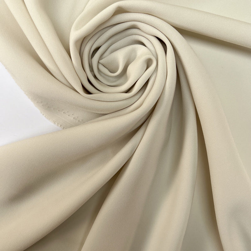 White Triacetate Polyester Crepe