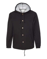 Water-Resistant Hooded Windbreaker