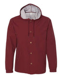 Men's Water-Resistant Hooded Windbreaker