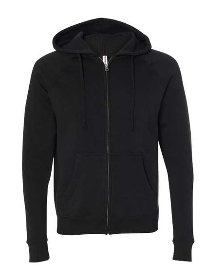 Independent Trading Co. Unisex Special Blend Raglan Full-Zip Hooded Sweatshirt