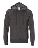 Independent Trading Co. Unisex Special Blend Raglan Full-Zip Hooded Sweatshirt