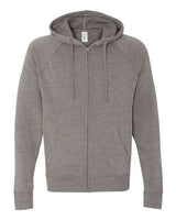 Independent Trading Co. Unisex Special Blend Raglan Full-Zip Hooded Sweatshirt