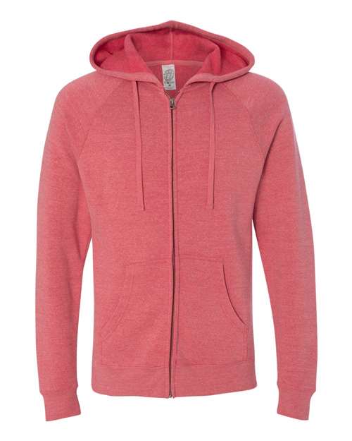 Special Blend Raglan Full-Zip Hooded Sweatshirt