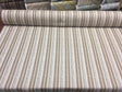 P Kaufman Byways 100 Percent Polyester Fabric - Toffee Gold Beige Striped, 57" Width, 3.5" Horizontal Repeat (1 Yard)
