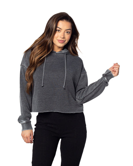 Ladies' Burnout Campus Hooded Sweatshirt