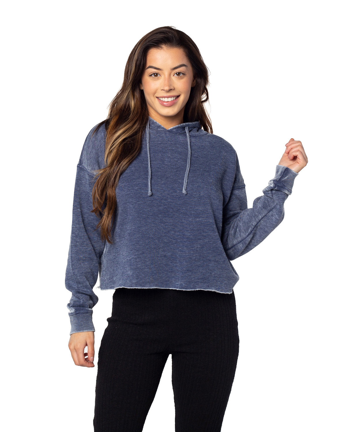 Ladies' Burnout Campus Hooded Sweatshirt