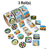 Rolls of Easter Stickers Assortment Bulk 300 Pc.