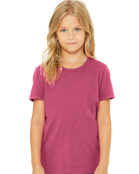 Image 1: Bella Canvas Youth Jersey Crewneck Short Sleeve TeeImage 2: Soft kids short sleeve crewneck shirtImage 3: Premium youth jersey t-shirtImage 4: Blank youth tee for custom printingImage 5: Lightweight Bella Canvas kids apparelImage 6: Comfortable children's shirt