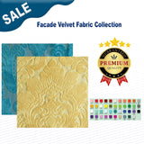 1 Yard Facade Velvet Fabric Collection