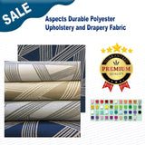 1 Yard Aspects Durable Polyester Upholstery and Drapery Fabric