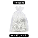 20" x 21" Organza Bag Extra-Large Storage Bag